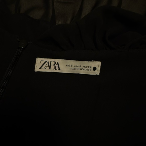 Black Ruffled Dress - Picture 6 of 6